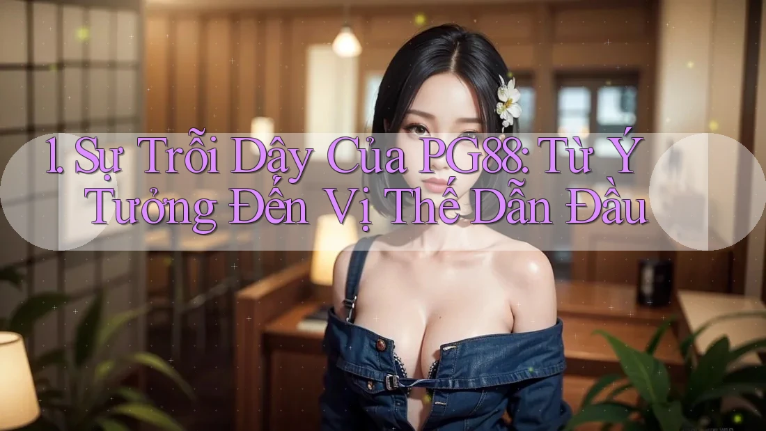 1. Sự Trỗi Dậy Của PG88: Từ Ý Tưởng Đến Vị Thế Dẫn Đầu 1. Sự Trỗi Dậy Của PG88: Từ Ý Tưởng Đến Vị Thế Dẫn Đầu