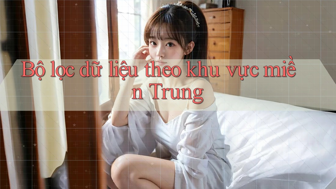 Bộ lọc dữ liệu theo khu vực miền Trung Bộ lọc dữ liệu theo khu vực miền Trung
