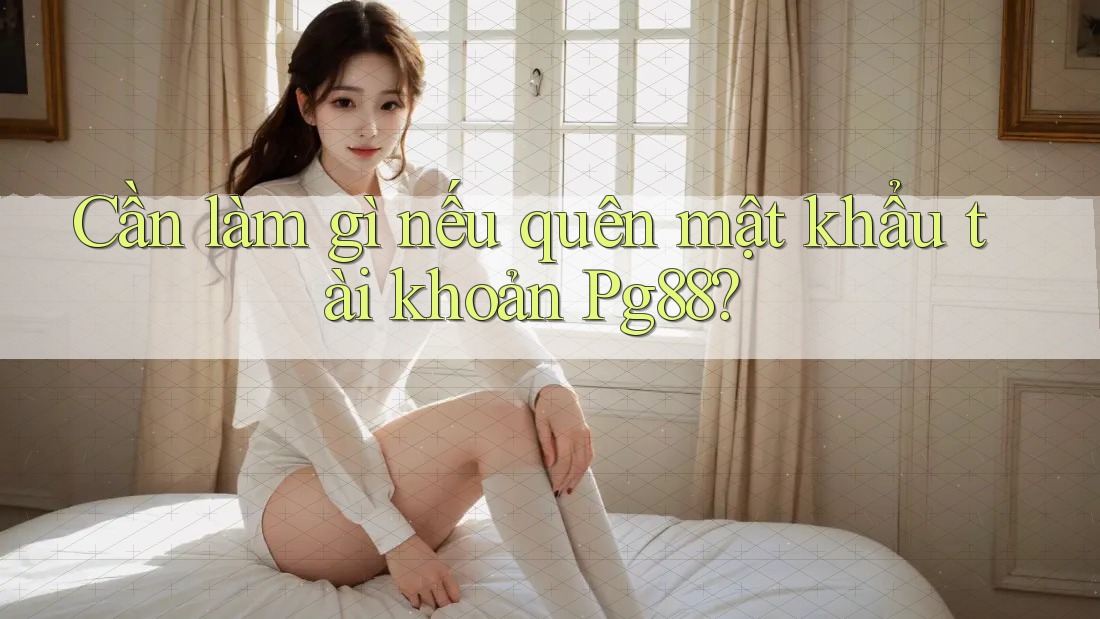 Cần làm gì nếu quên mật khẩu tài khoản Pg88?
