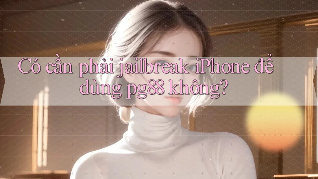 Có cần phải jailbreak iPhone để dùng pg88 không? Có cần phải jailbreak iPhone để dùng pg88 không?