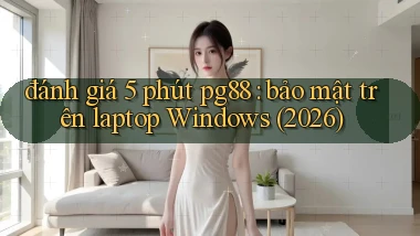 đánh giá 5 phút pg88 bảo mật trên laptop Windows (2026)