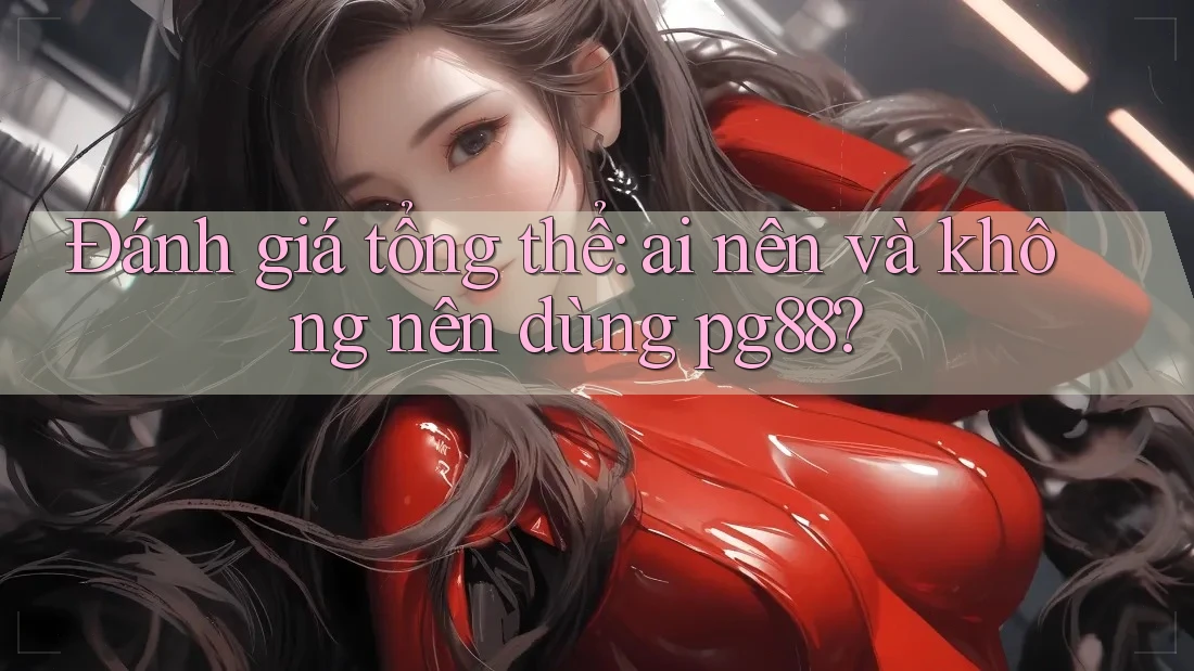 Đánh giá tổng thể: ai nên và không nên dùng pg88? Đánh giá tổng thể: ai nên và không nên dùng pg88?