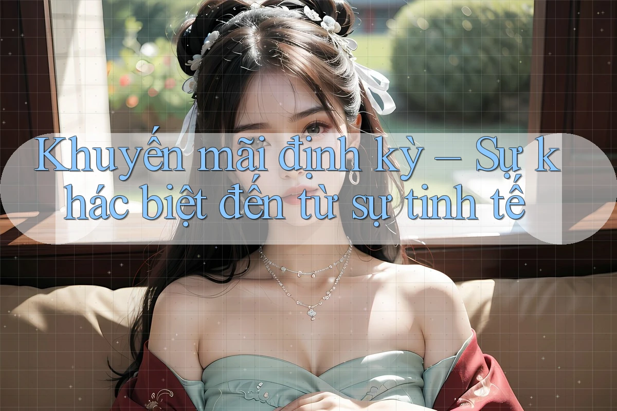 Khuyến mãi định kỳ – Sự khác biệt đến từ sự tinh tế