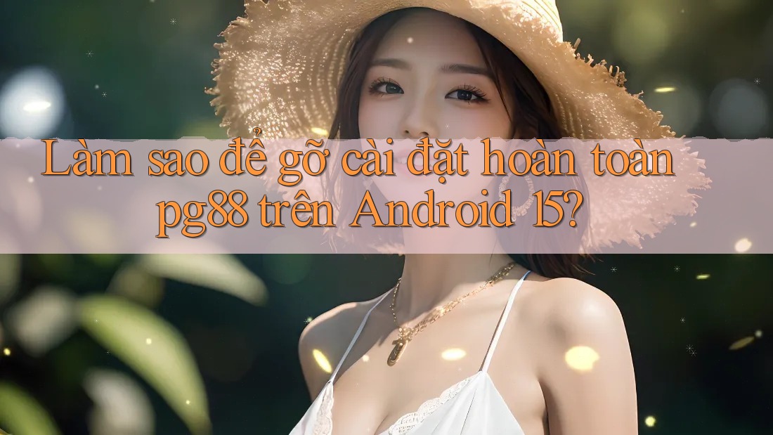 Làm sao để gỡ cài đặt hoàn toàn pg88 trên Android 15? Làm sao để gỡ cài đặt hoàn toàn pg88 trên Android 15?