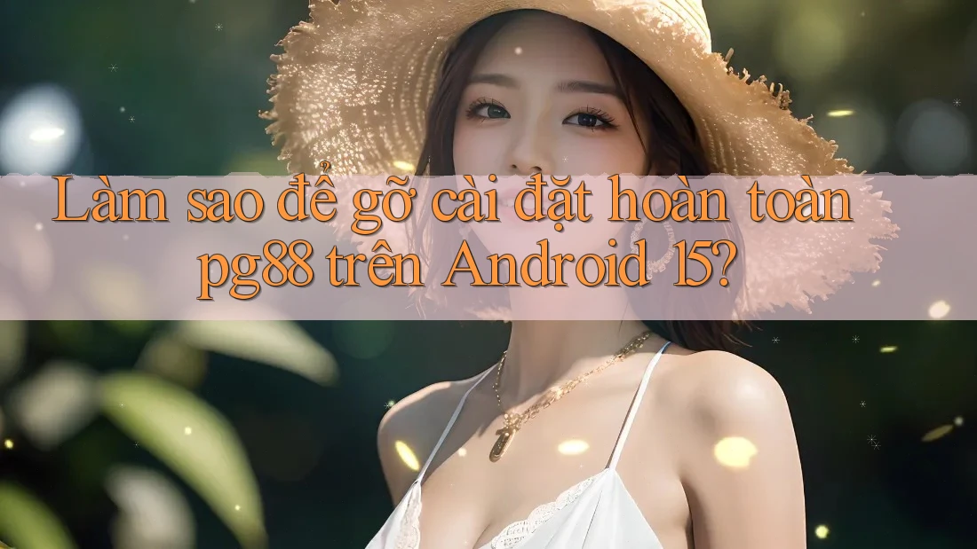 Làm sao để gỡ cài đặt hoàn toàn pg88 trên Android 15? Làm sao để gỡ cài đặt hoàn toàn pg88 trên Android 15?
