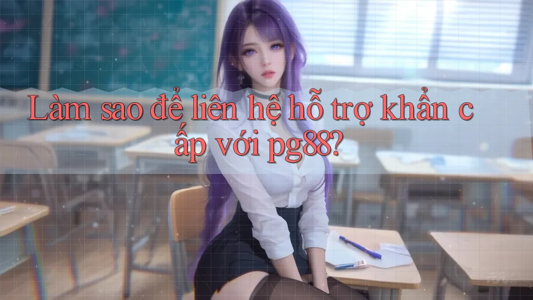 Làm sao để liên hệ hỗ trợ khẩn cấp với pg88? Làm sao để liên hệ hỗ trợ khẩn cấp với pg88?