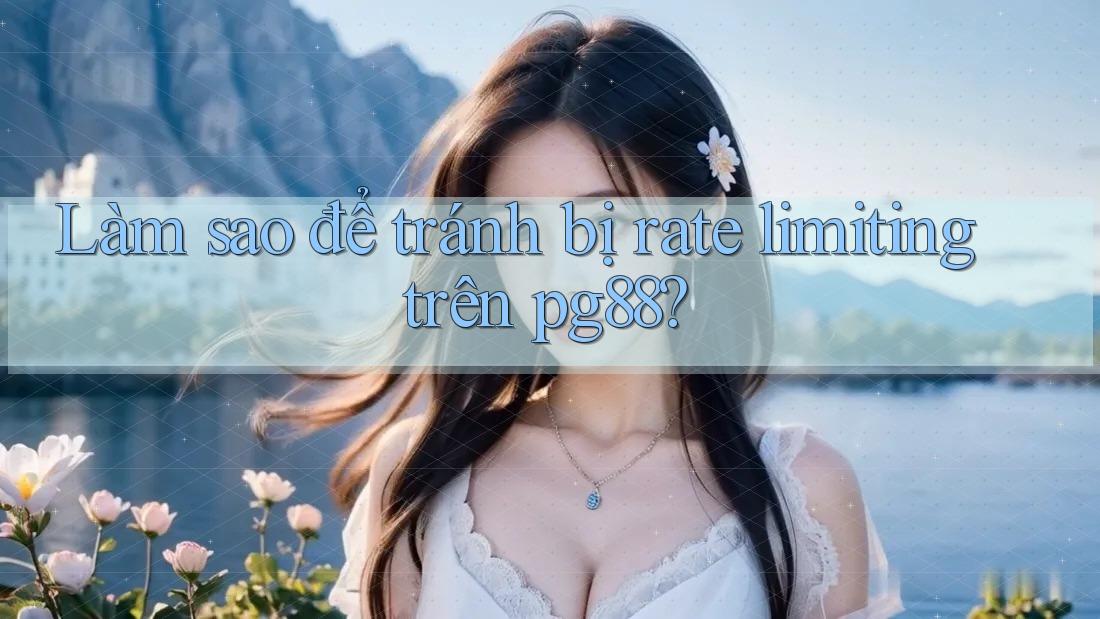Làm sao để tránh bị rate limiting trên pg88? Làm sao để tránh bị rate limiting trên pg88?