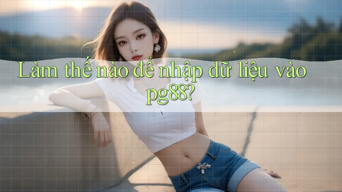Làm thế nào để nhập dữ liệu vào pg88? Làm thế nào để nhập dữ liệu vào pg88?
