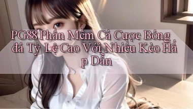 pg88  phần mềm cá cược bóng đá tỷ lệ cao với nhiều kèo hấp dẫn