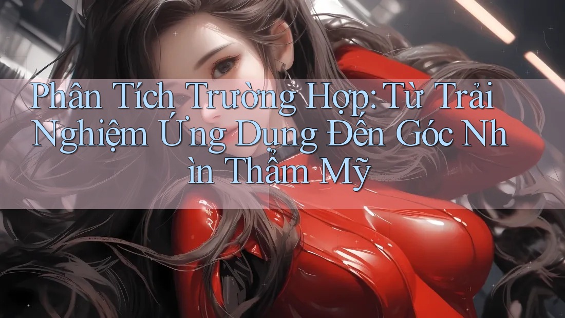 Phân Tích Trường Hợp: Từ Trải Nghiệm Ứng Dụng Đến Góc Nhìn Thẩm Mỹ Phân Tích Trường Hợp: Từ Trải Nghiệm Ứng Dụng Đến Góc Nhìn Thẩm Mỹ
