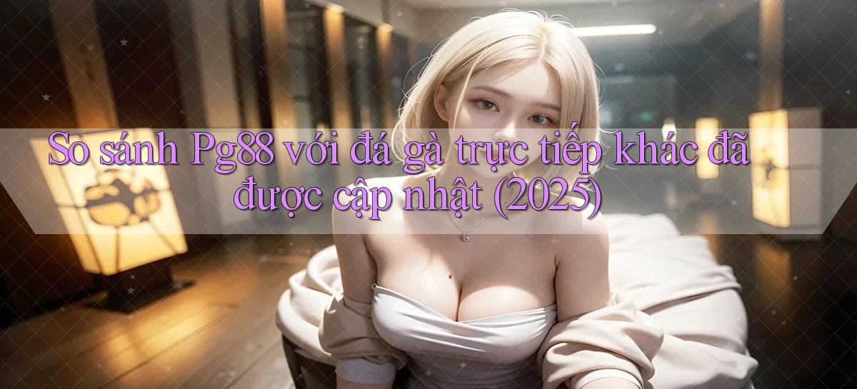 So sánh Pg88 với đá gà trực tiếp khác đã được cập nhật (2025)